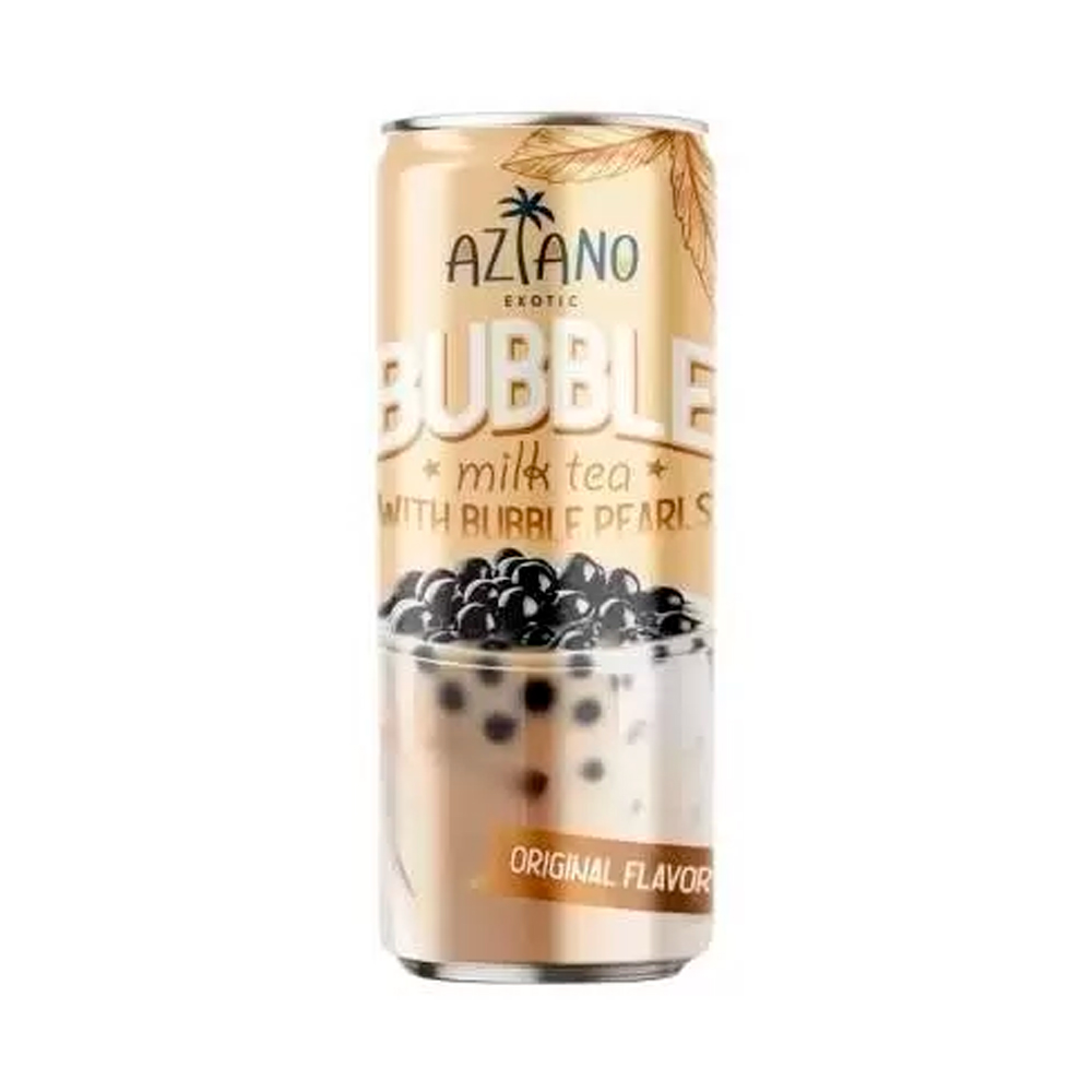 Молочный чай Aziano Bubble tea Chewy Tapioca Pearls   250мл