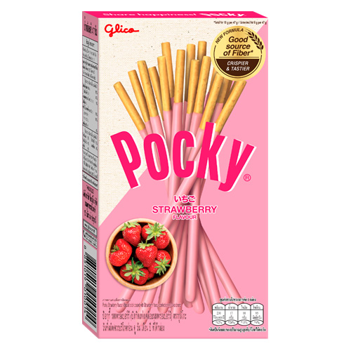 Бисквитные палочки Pocky Biscuit Stick Strawberry   43гр