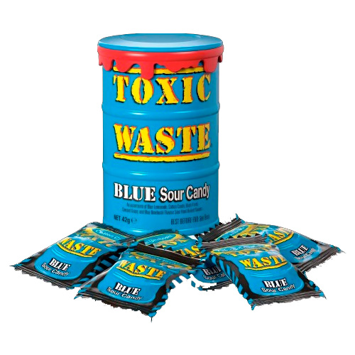 Леденцы Toxic Waste Blue Drum   42гр