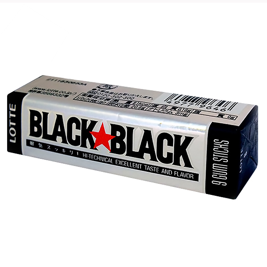 Жев.резинка Lotte Black Black   26,1гр