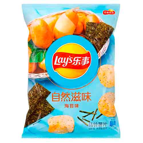 Чипсы Lay's со вкусом морской капусты   65гр