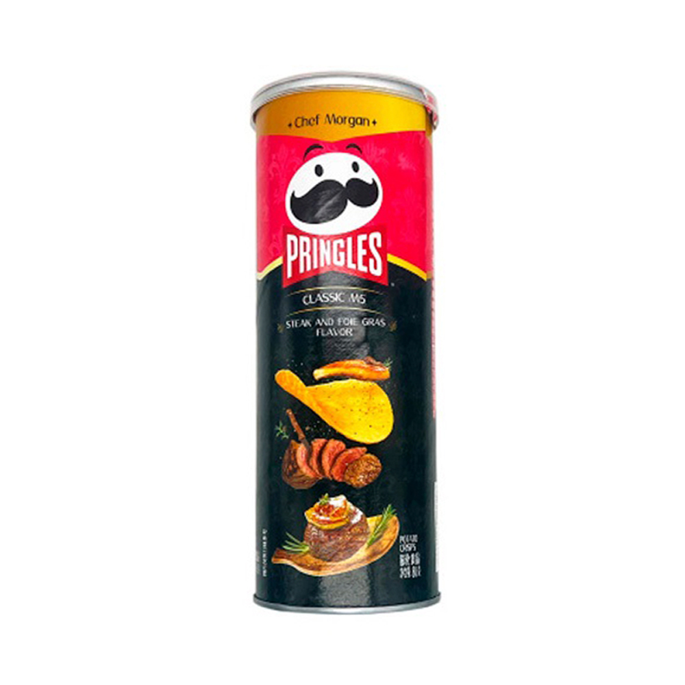 Чипсы Pringles Classic M5 Steak and Foie Gras Flavor   80гр