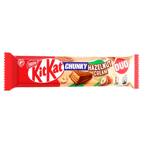 Шоколадный батончик KitKat Chunky Duo Creme Hazelnut   68гр