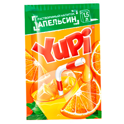 Растворимый напиток Yupi Апельсин   12гр