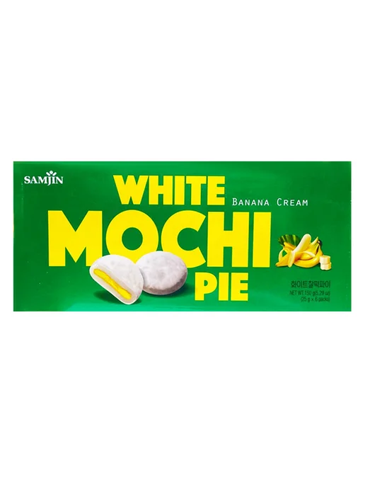 Рисовое пирожное Моти Samjin Banana Cream   150гр