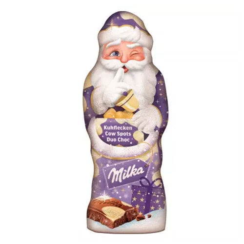 Шоколад фигурный Milka Weihnachtsmann Kuhflecken   100гр