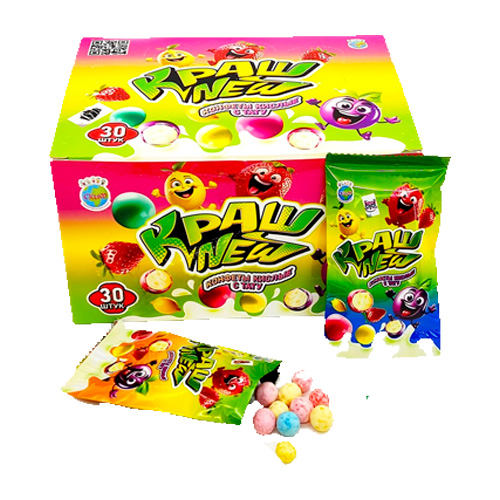 Конфеты Краш New кислые с тату   10гр