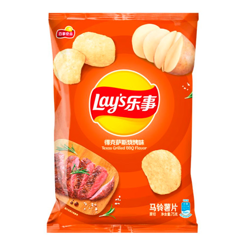 Чипсы Lay's Texas grilled BBQ   135гр