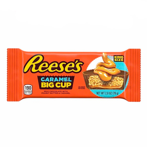 Шоколадные тарталетки Reese's Big Cup Caramel King Size   79гр