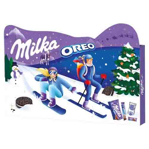 Печенье и шоколад микс Milka & Oreo Christmas Weihnachts 182гр