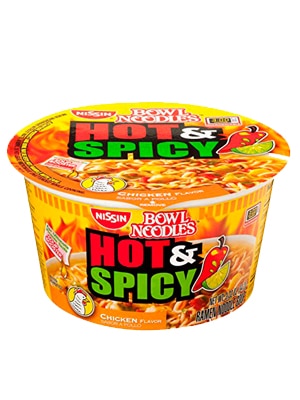 Лапша  Nissin Hot Spicy Chicken Chili Sause 94,2гр