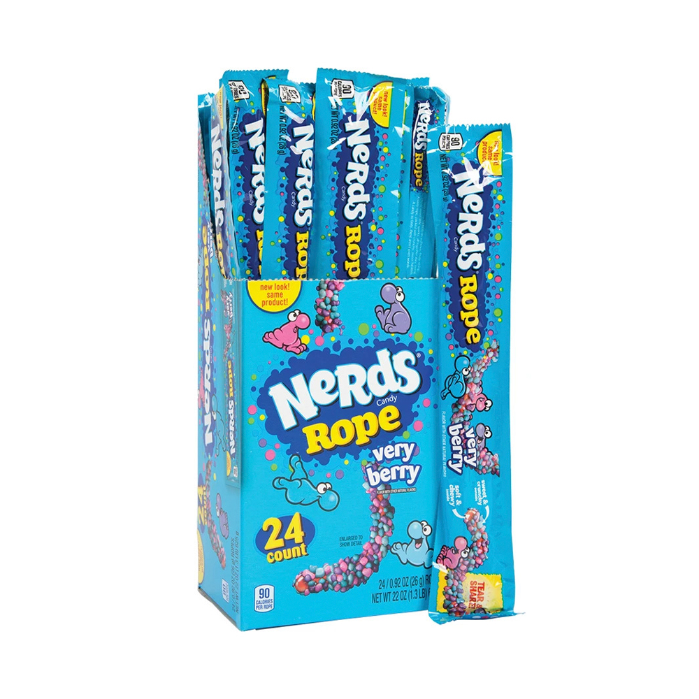 Конфеты Nerds Rope Very Berry   26гр