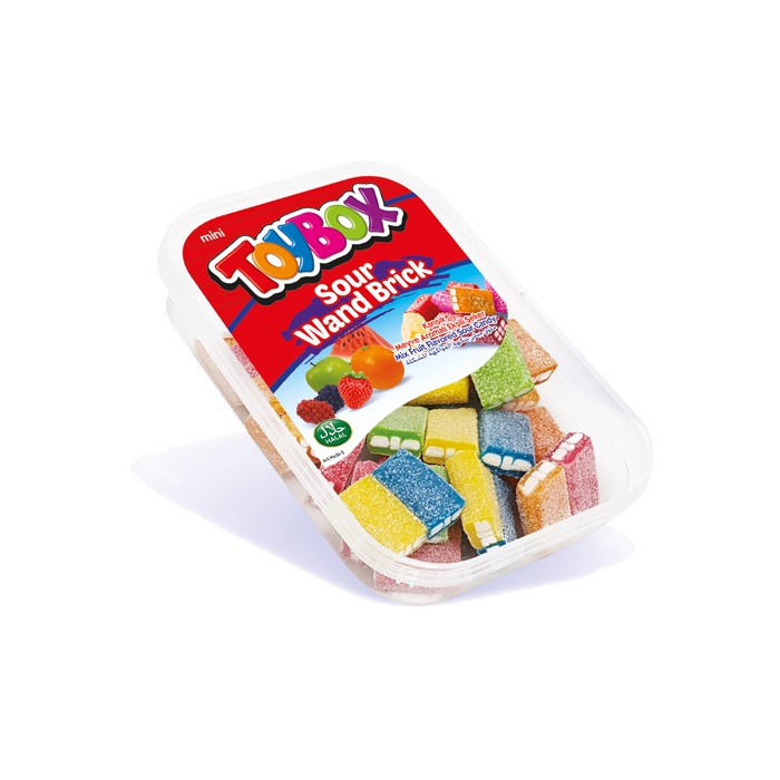 Жев.мармелад TOYBOX "Кислые бруски" Ассорти (короткие) 250гр