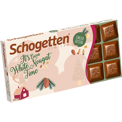 Шоколад Schogetten It's Time White Nougat 100гр