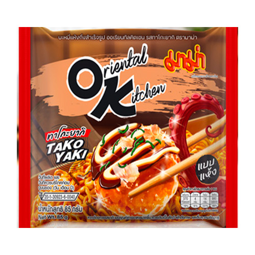 Лапша Mama Oriental Kitchen Instant Noodle Takoyaki   85гр