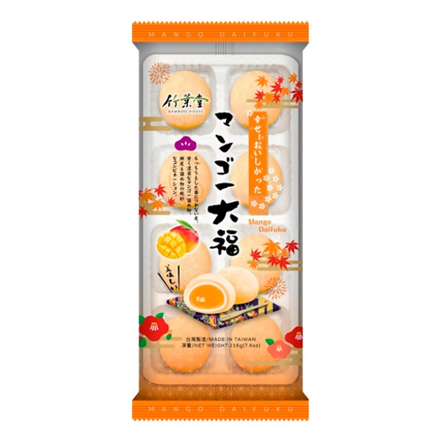 Рисовое пирожное Bamboo House со вкусом манго   216гр