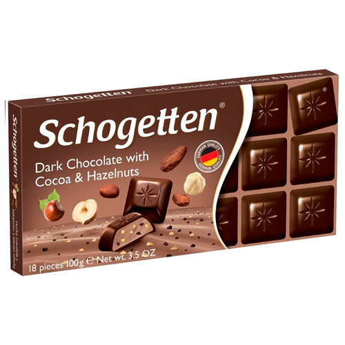 Шоколад Schogetten Dark & Nuts 100г