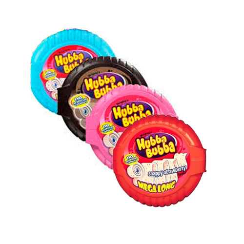 Жев.резинка Hubba Bubba Фруктовый микс (кола,малина,клубника,черника)  56гр