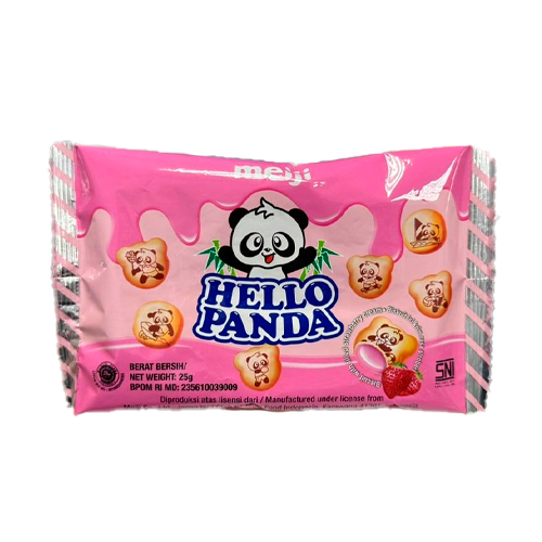 Печенье Meiji Hello Panda Strawberry 25гр