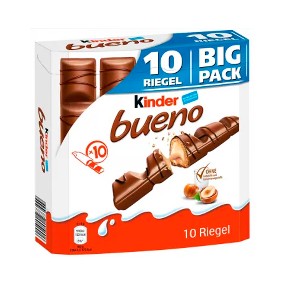 Шоколадный батончик Kinder Bueno   215гр