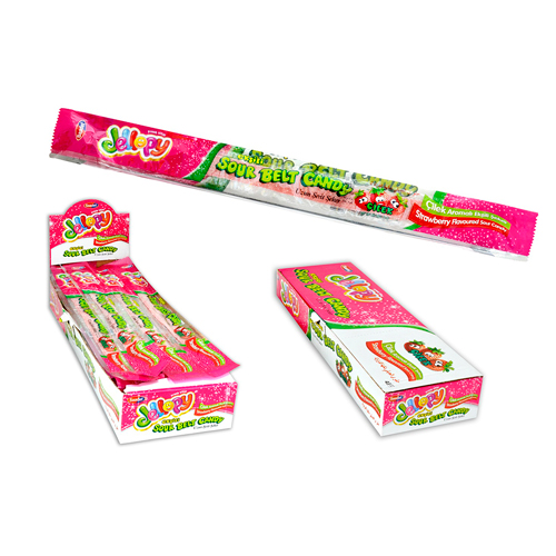 Мармелад Jellopy Sourbelts со вкусом Клубники 10гр.