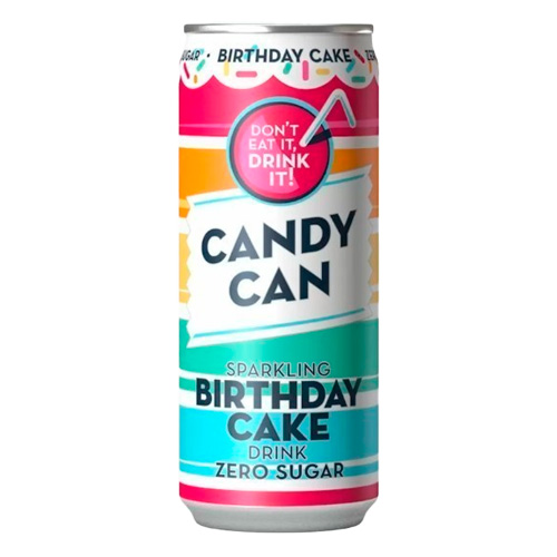 Газ.напиток Candy Can Birthday Cake Zero Sugar м ж/б 330мл
