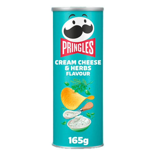 Чипсы Pringles Cream Cheese&Herbs   165гр