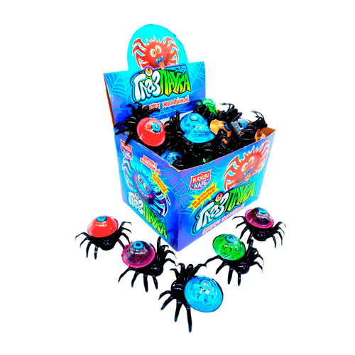 Десерт желейный КандиКлаб со взрывной карамелью «Глаз паука» ассорти   17гр